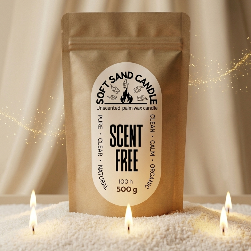 The Original Unscented Sand Candle