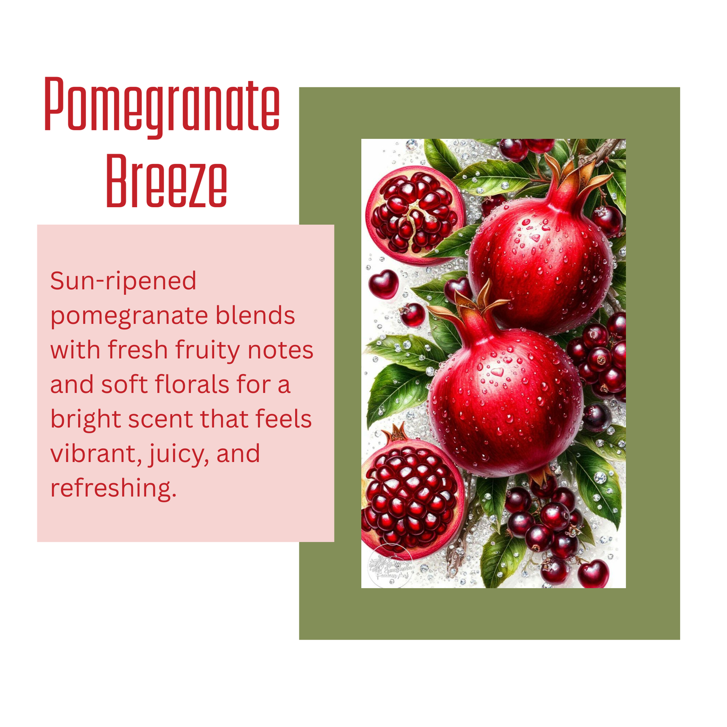 Pomegranate Breeze Candle
