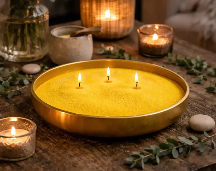 The Original Unscented Sand Candle