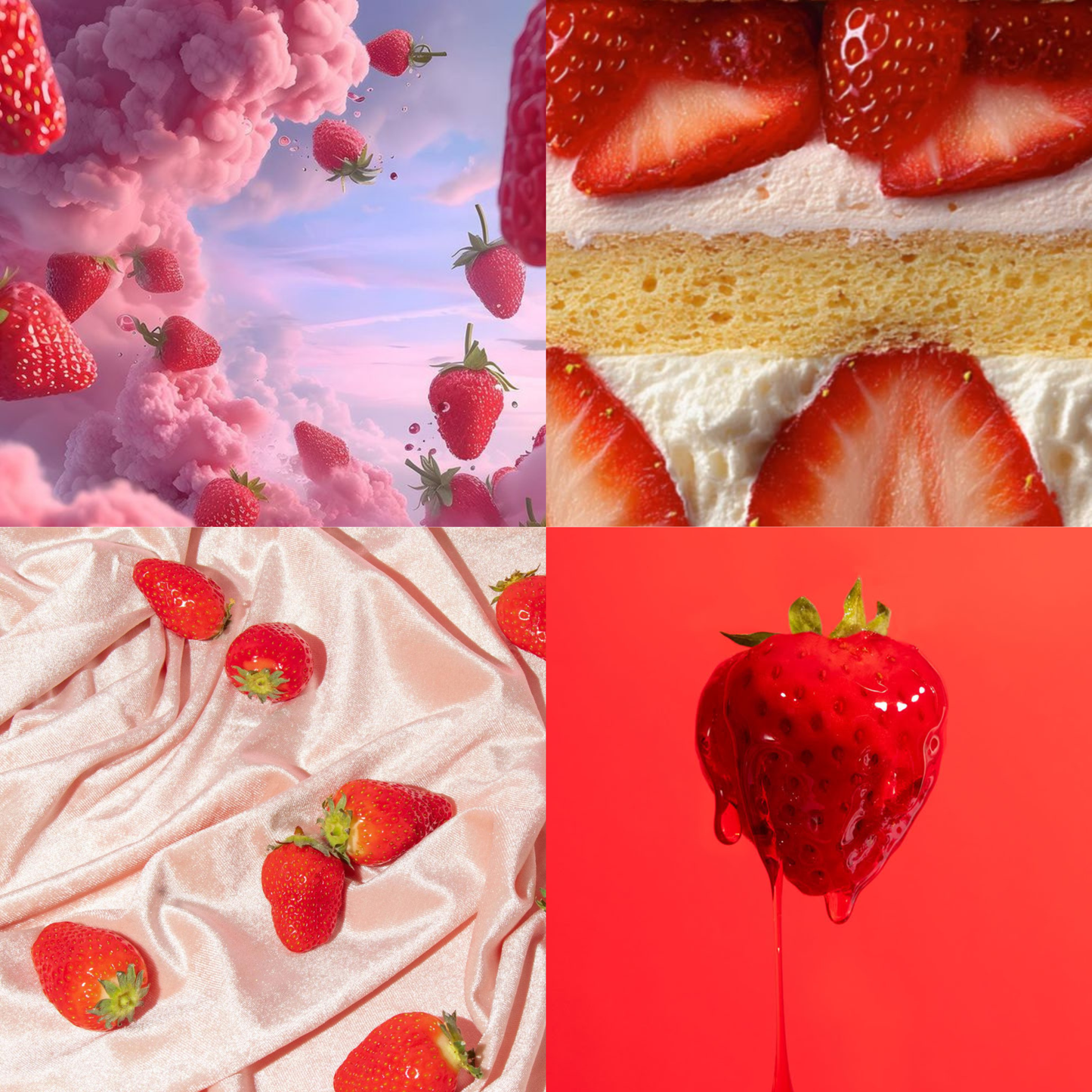 Strawberry Cloud Candle
