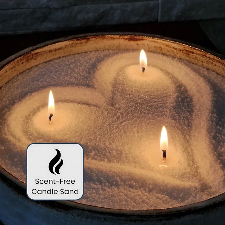 The Original Unscented Sand Candle